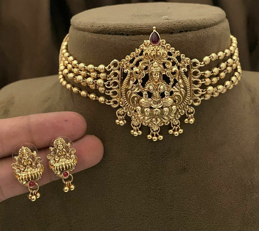 5layer lakshmi choker set product code 653