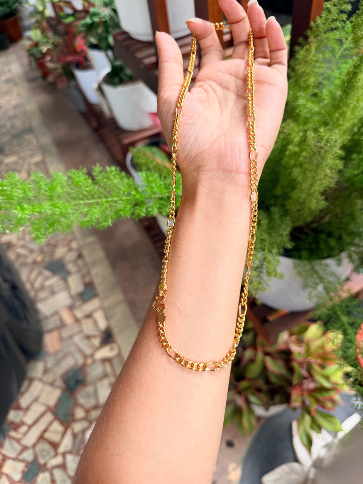 Premium gold plated daily wear 8 pidi thali chain product code G190
