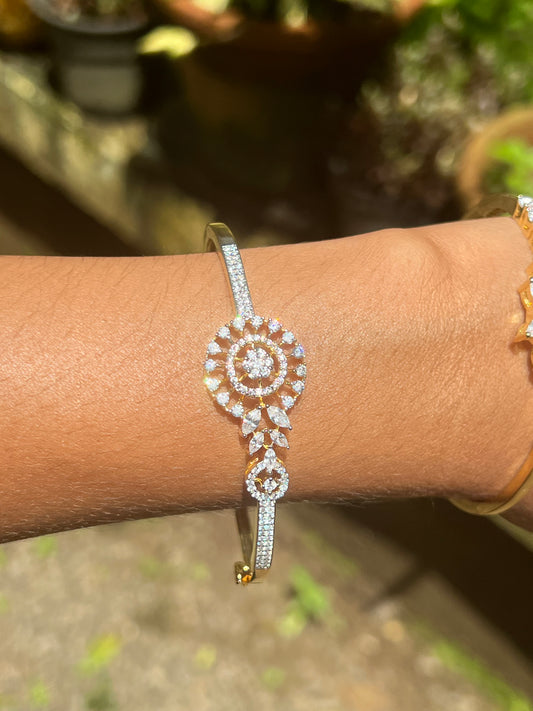 Premium daimond finish Cz openable bracelet product code B20