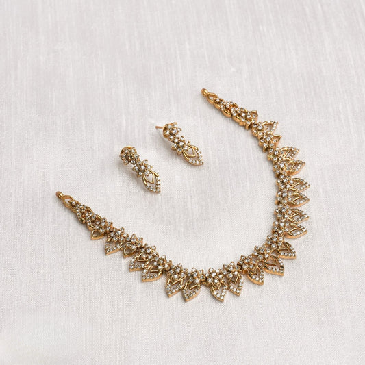 Premium matte finish designer ad necklace product code N181