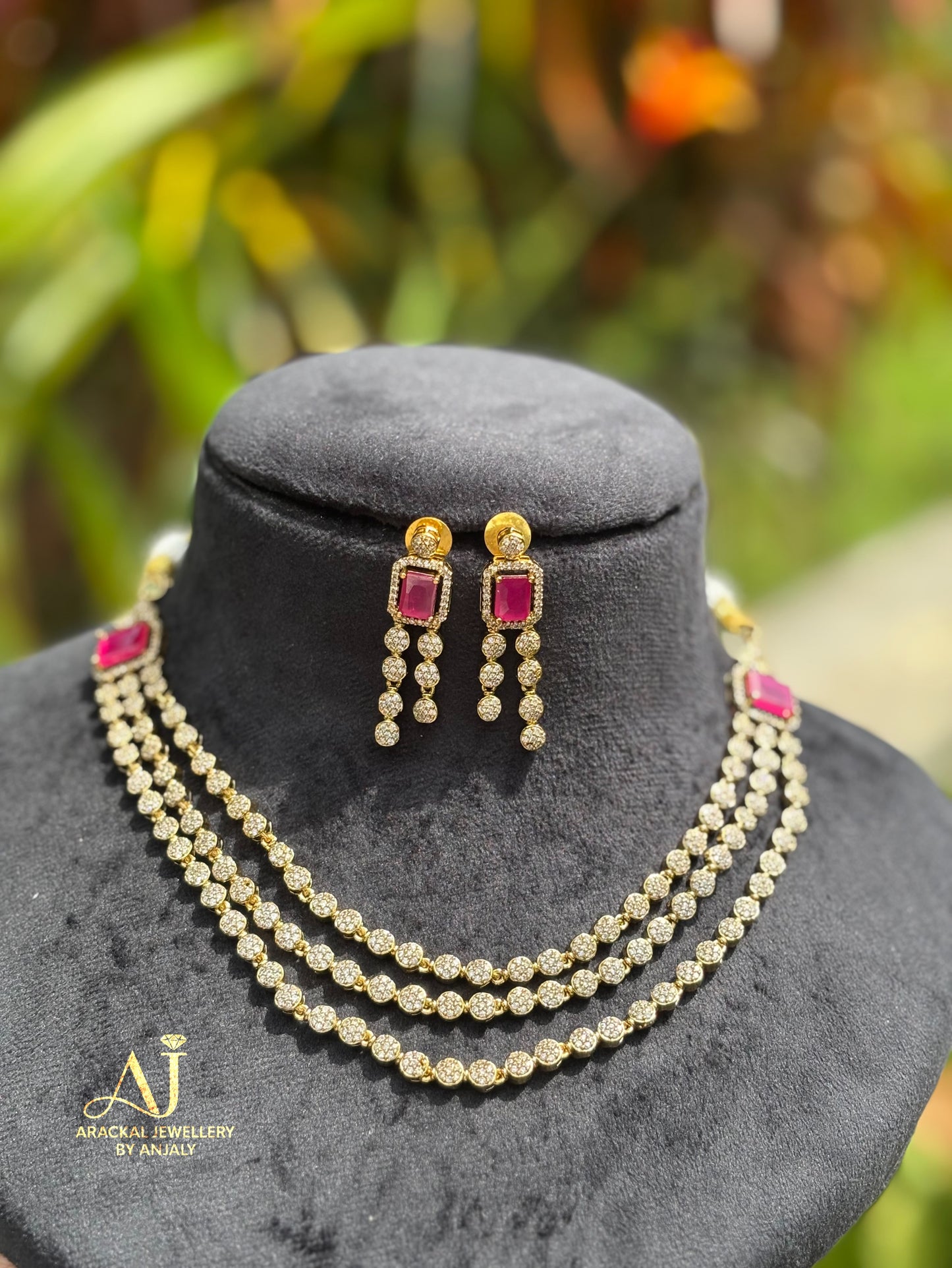 Premium 3 layer ad necklace product code N275