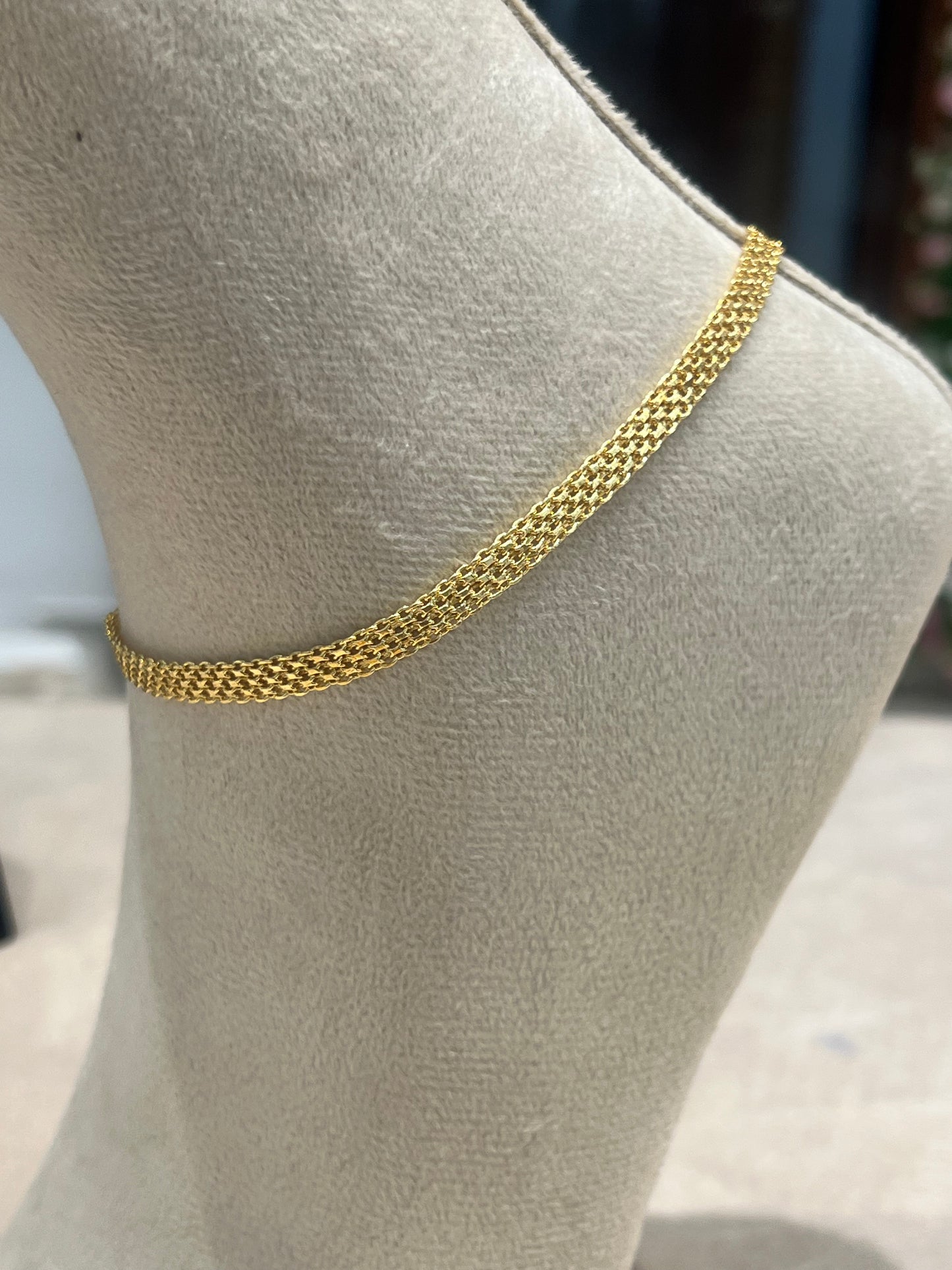 Premium gold plated anklets product code A17