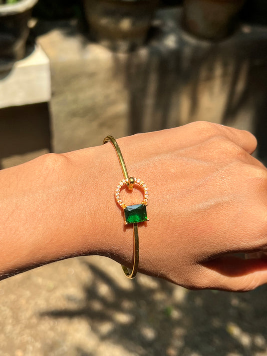 Gold plated openable Kada product code 1108