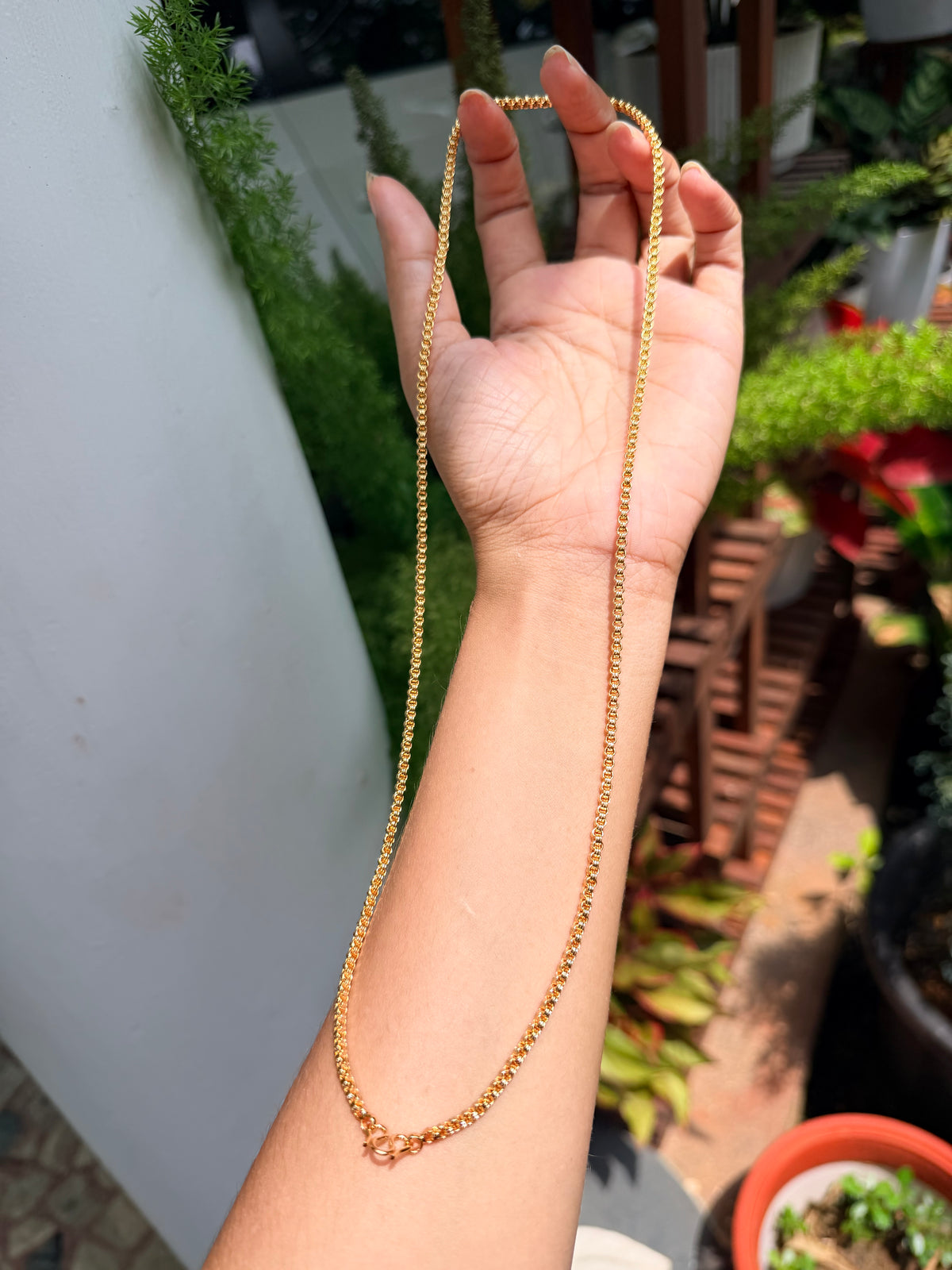 Premium gold plated daily wear 8 pidi thali chain product code G190
