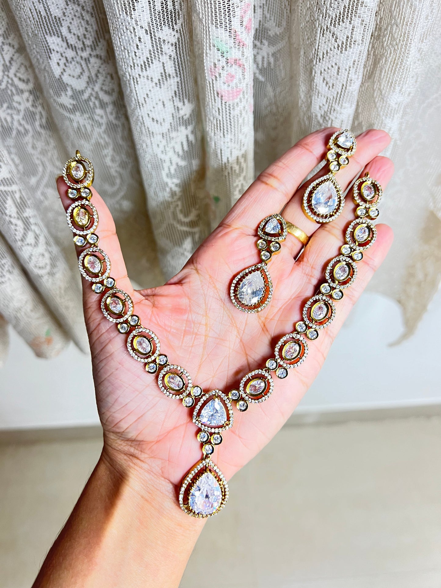 Trending jadau Kundan ad necklace product code 695