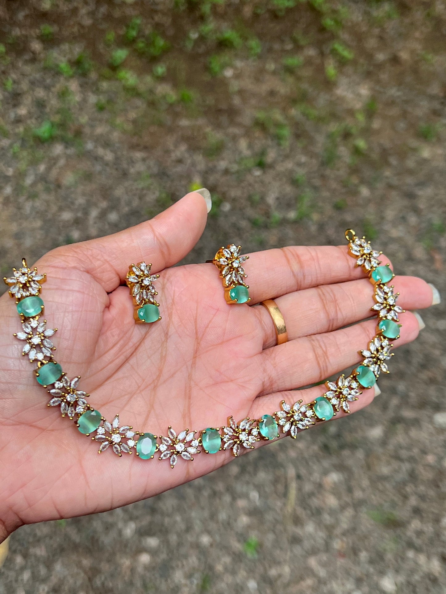 Premium ad shining star necklace product code 738