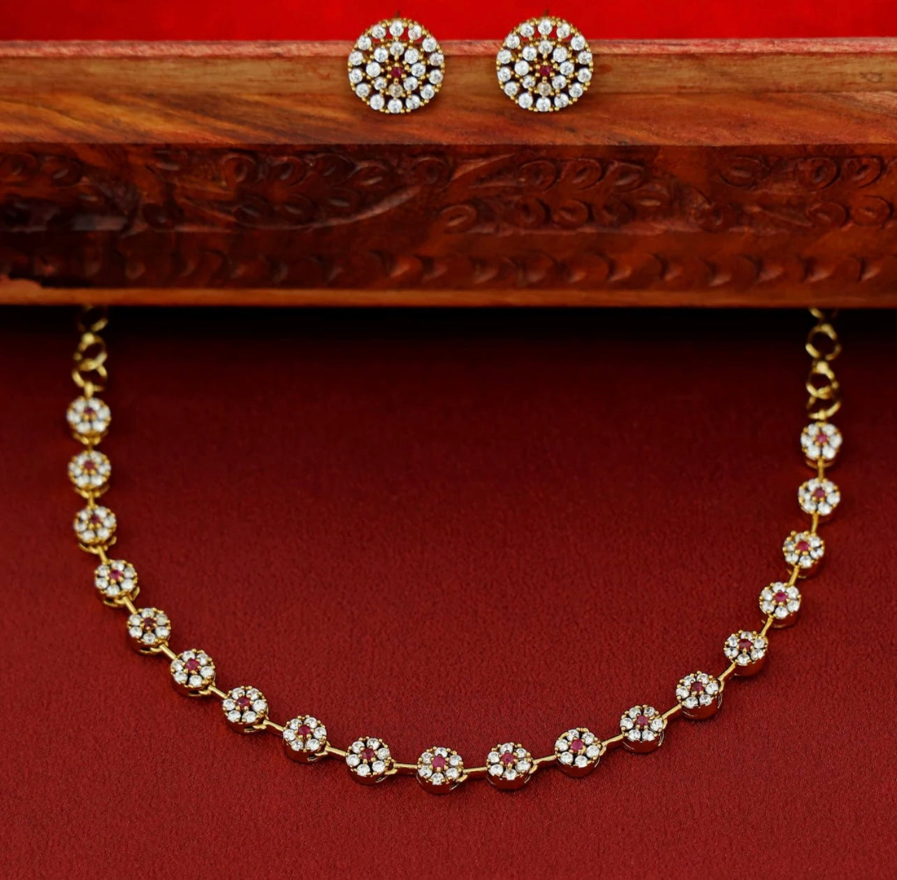 Trending ad floral necklace product code 160