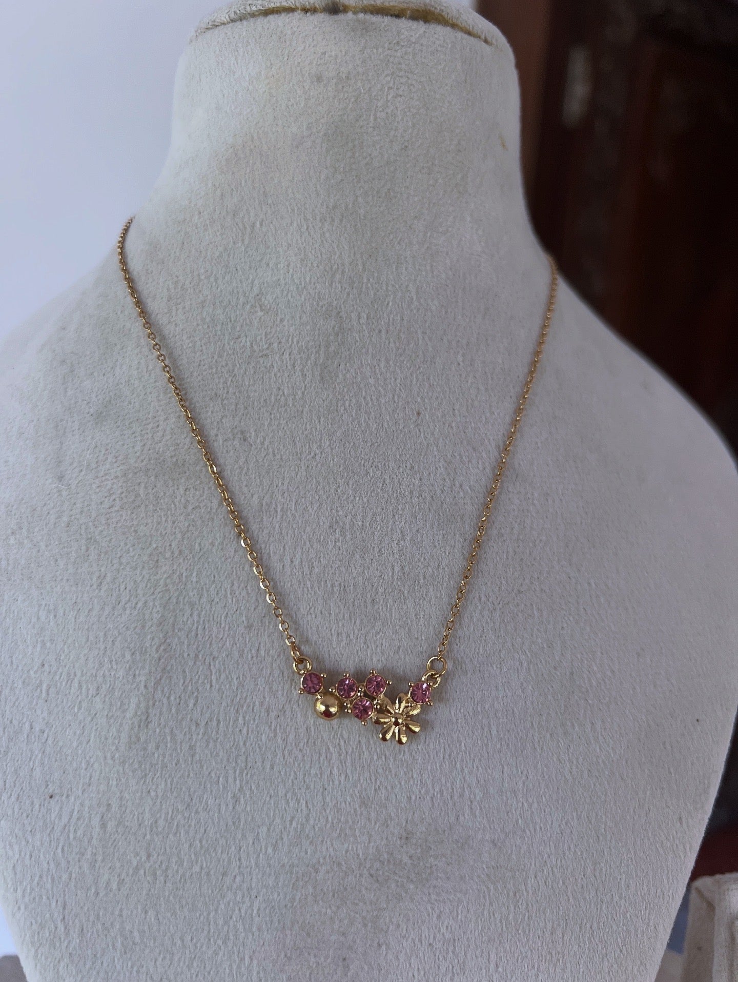 Premium anti tarnish daily wear stainless steel necklace product code N378