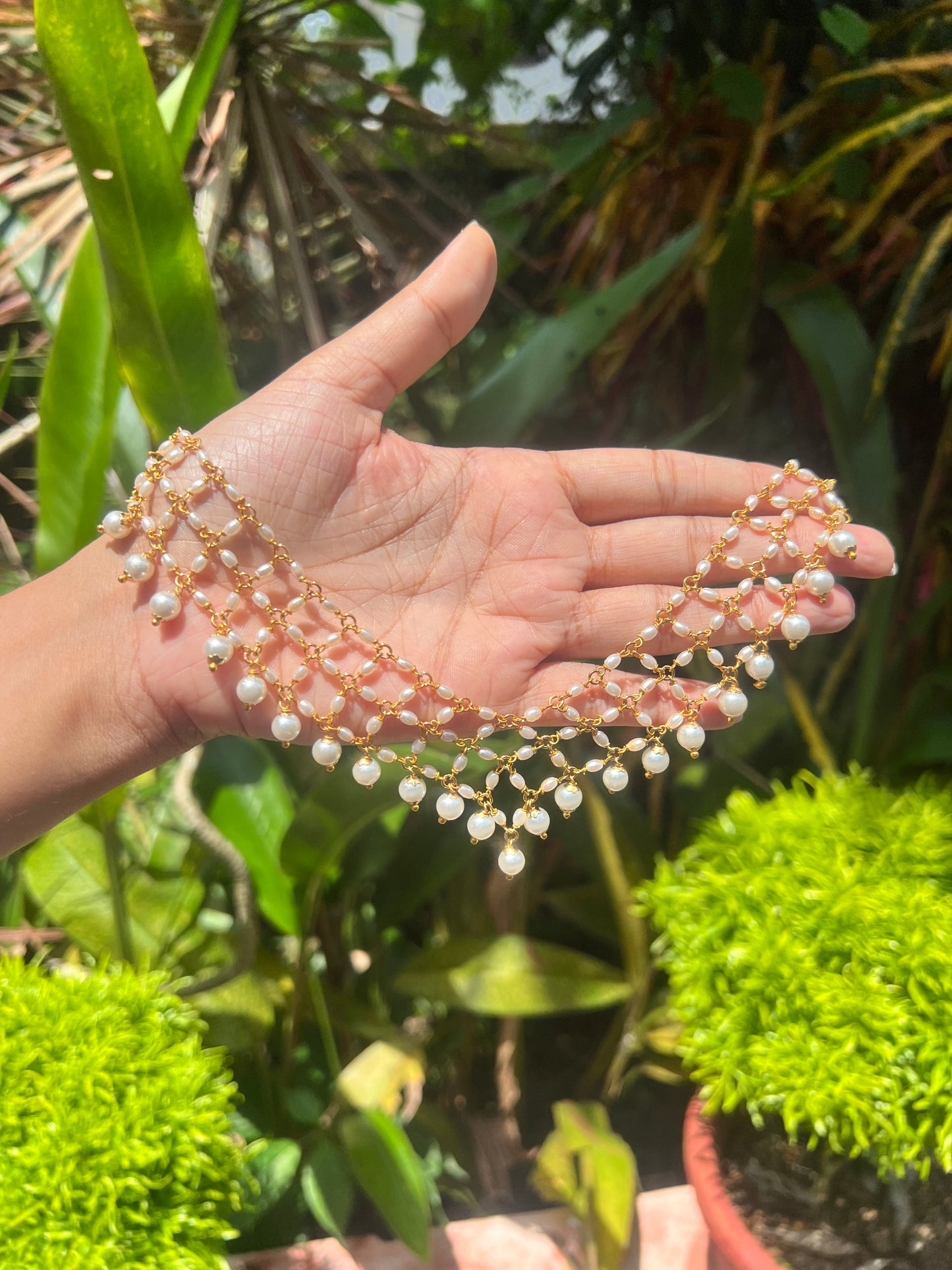 Premium designer pearl necklace