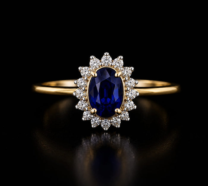Premium statement diamond finish adjustable ring product code R62