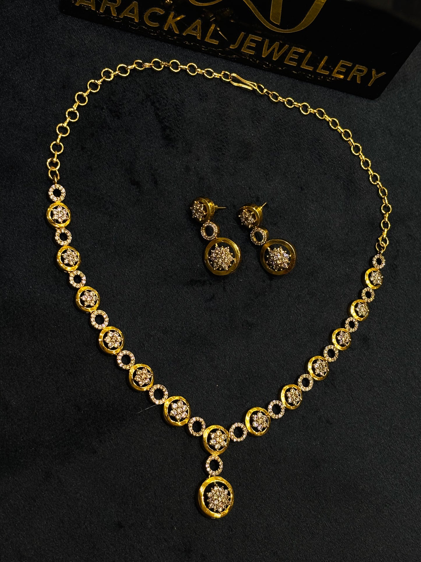 Premium ad gold plated necklace product code N248
