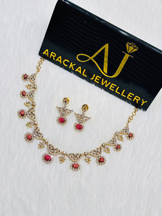 Premium quality ad designer necklace product code N268