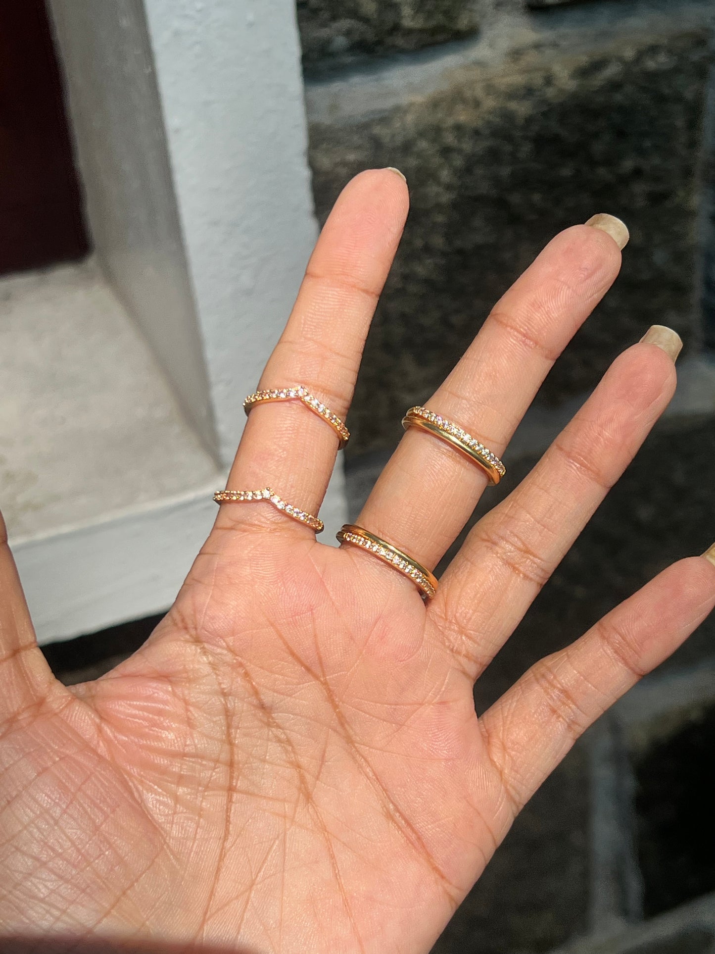Premium gold plated rings product code R36