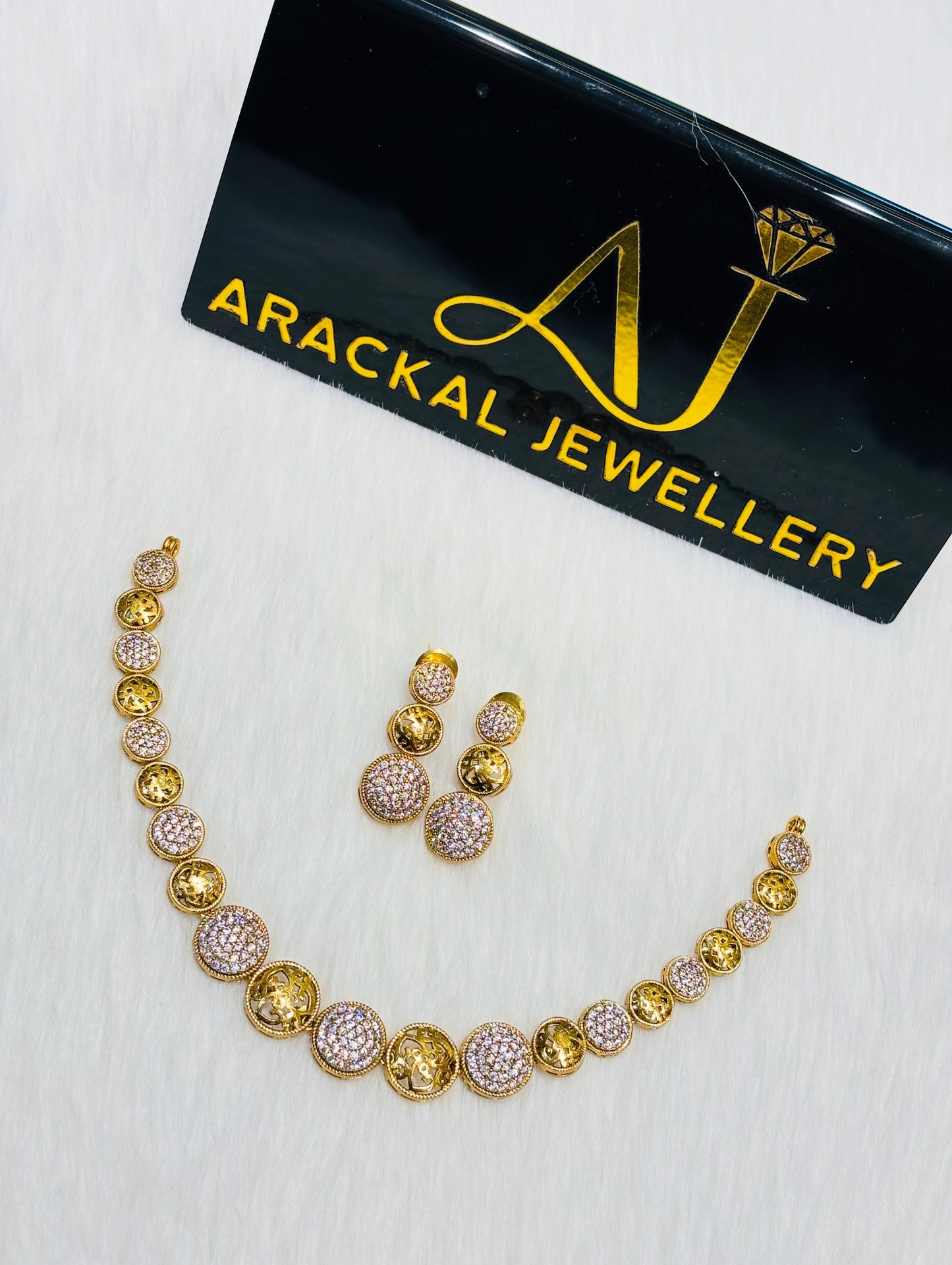 Premium quality ad designer necklace set product code N290