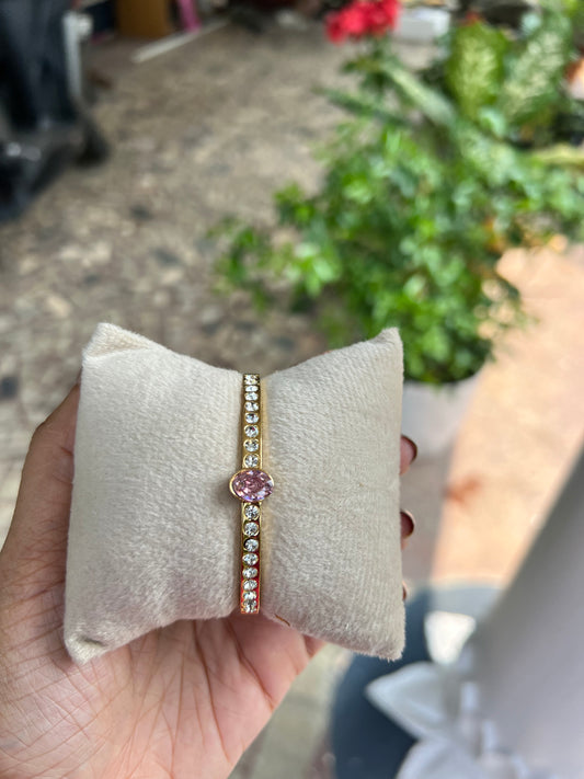 Premium quality stainless steel anti tarnish openable bracelet product code B94