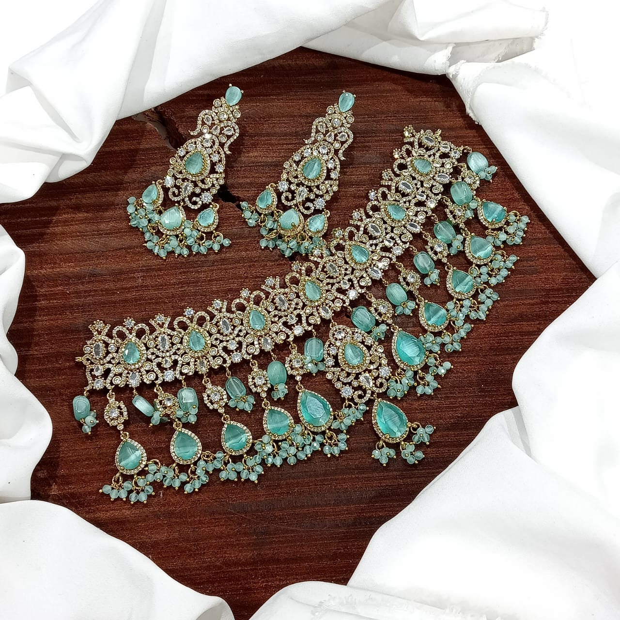 Premium heavy bridal choker set product code 964