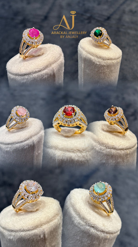 Premium daimond finish ad adjustable ring product code R09