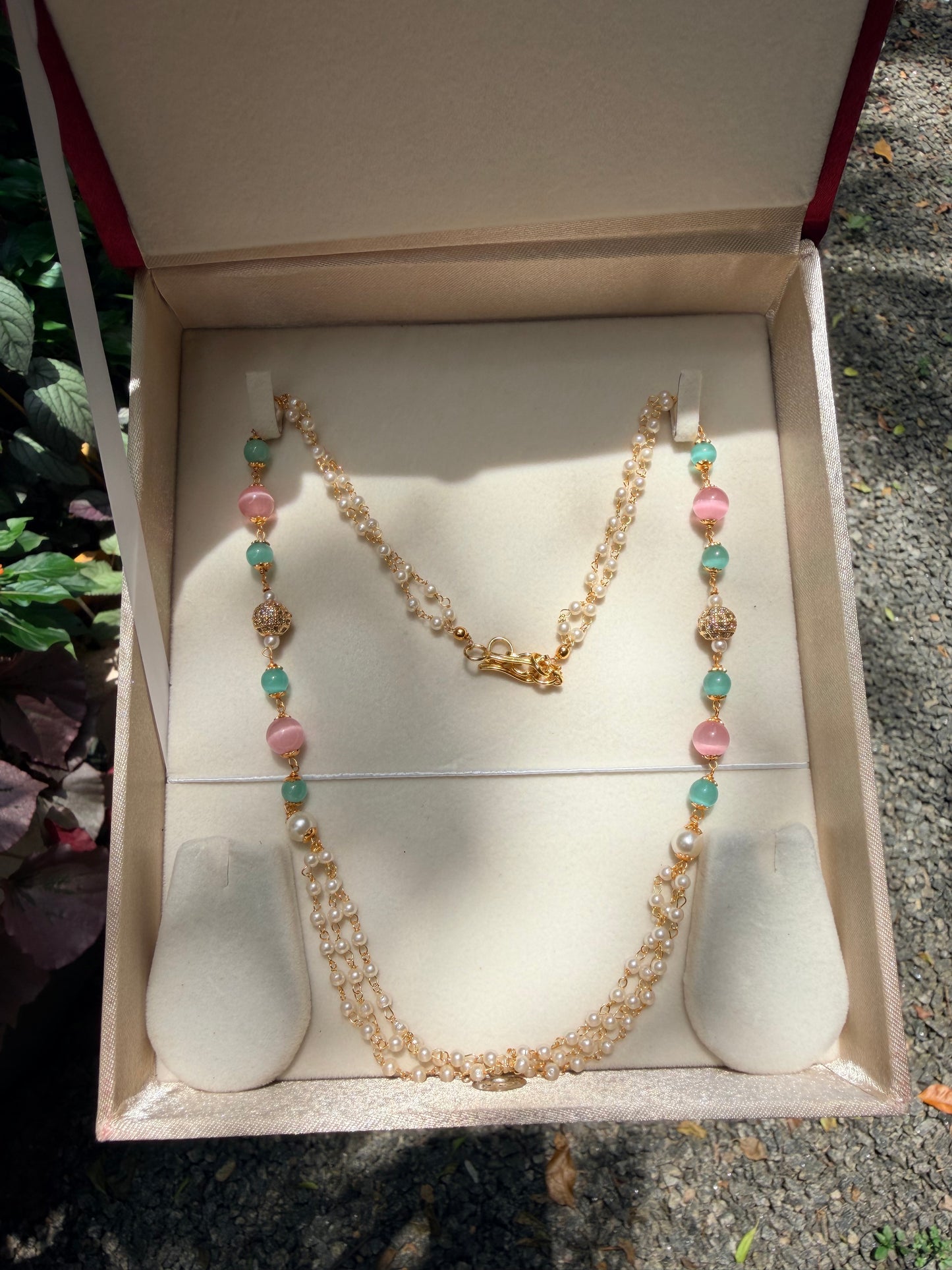 Premium quality pearl layer necklace product code P160