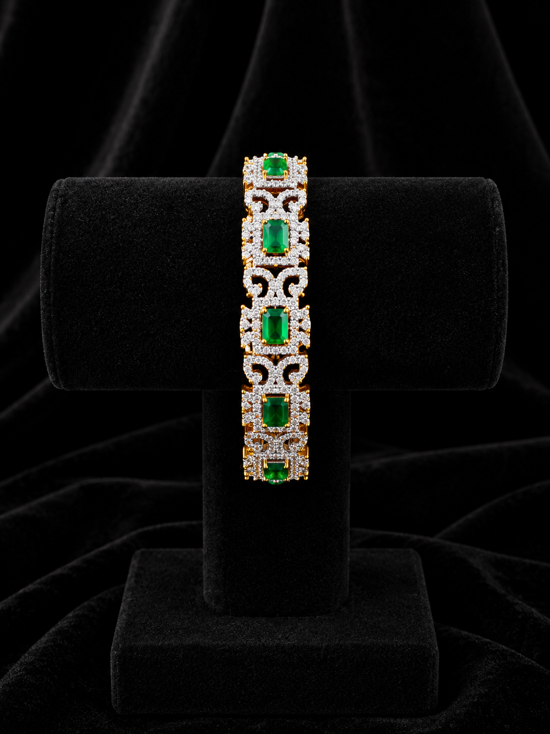 Premium diamond finish openable bangle product code B225