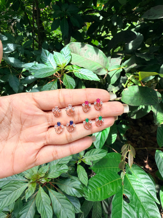 Premium rosegold polish ad stud product code E227