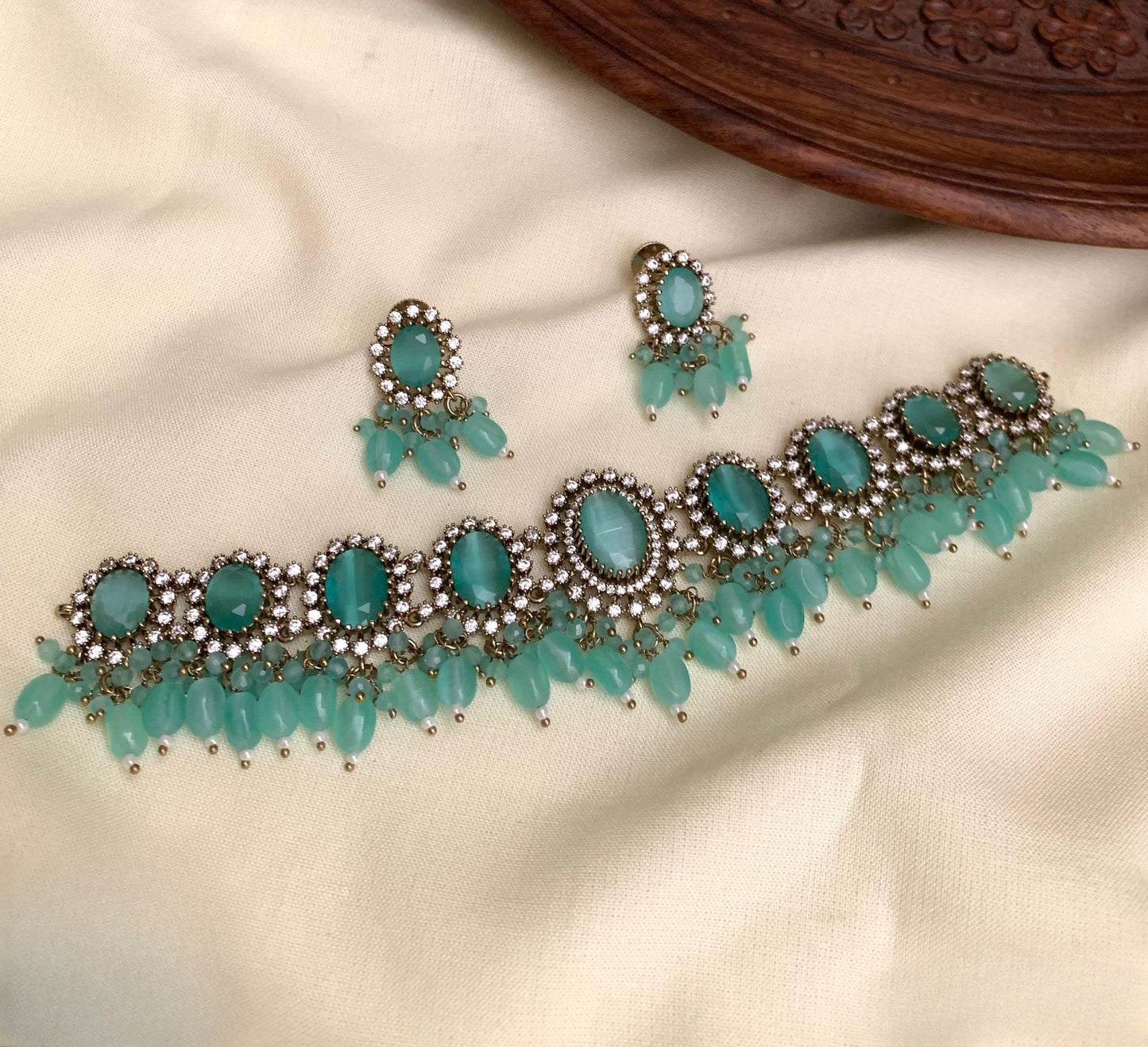 Premium bridal choker set product code 965