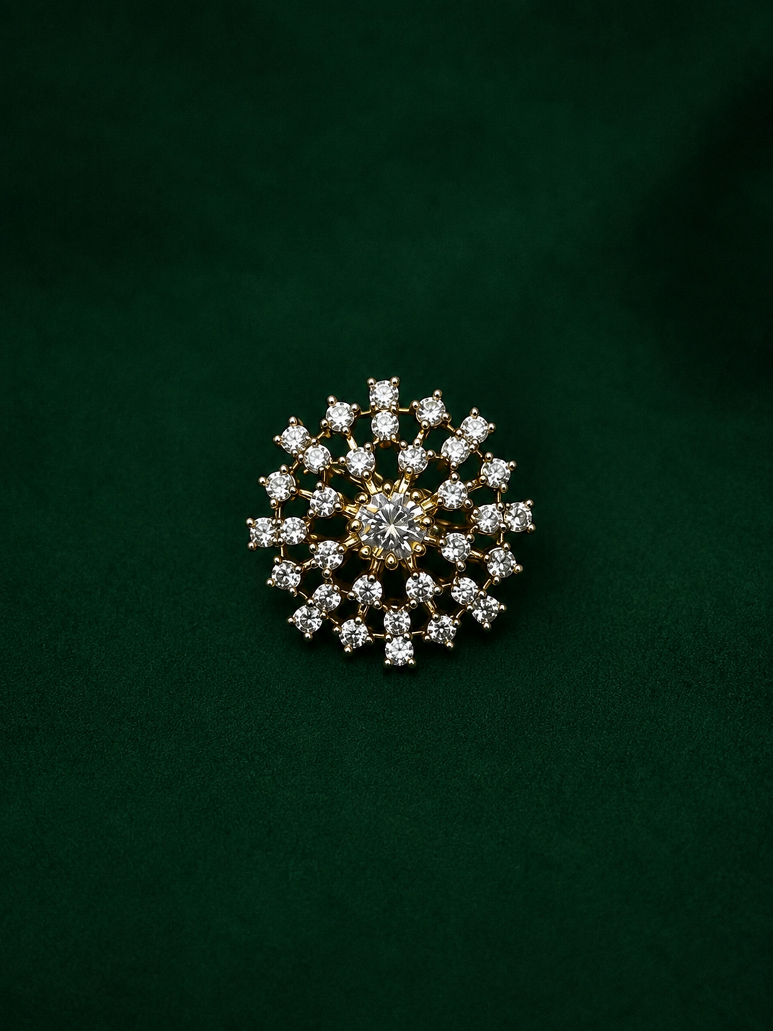 Premium diamond finish adjustable ring product code R69