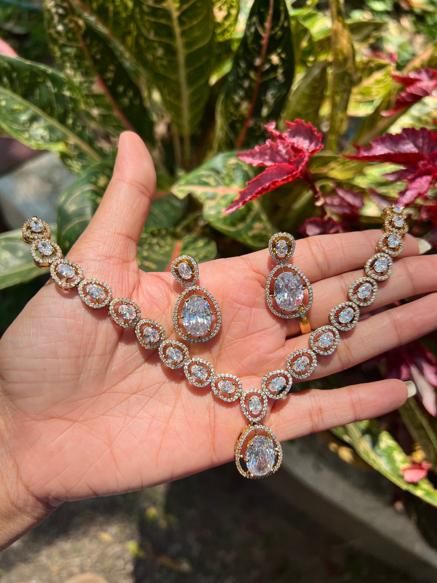 Premium designer ad necklace product code 587