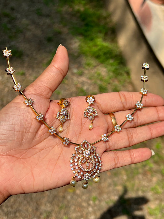 Premium floral ad necklace product code 1132