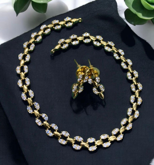 Premium daimond finish ad necklace product code 792