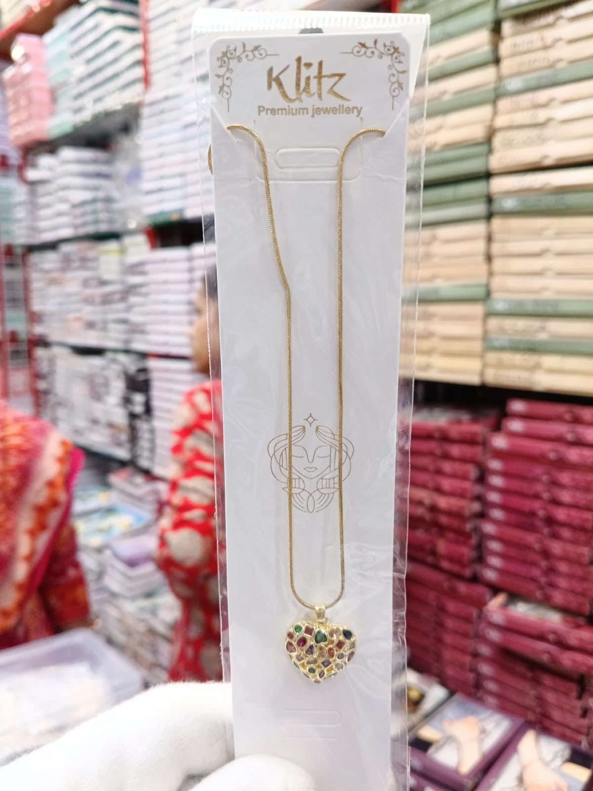 Premium anti tarnish stainless steel daily wear necklace product code A21
