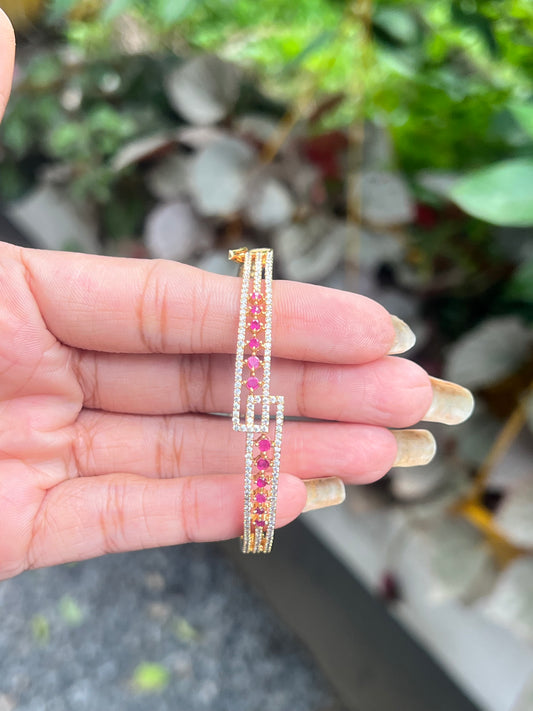 Premium gold plated ad openable bracelet 2.4 product code G60