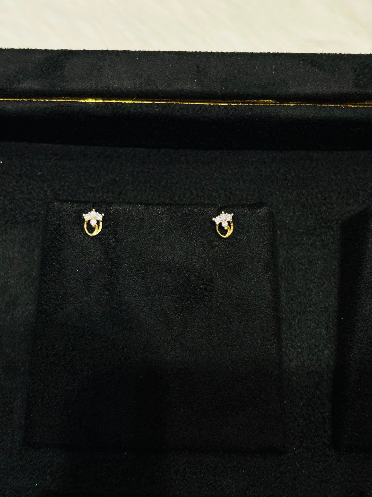 Premium gold plated ad daily wear screw back second studs/small studs product code E66