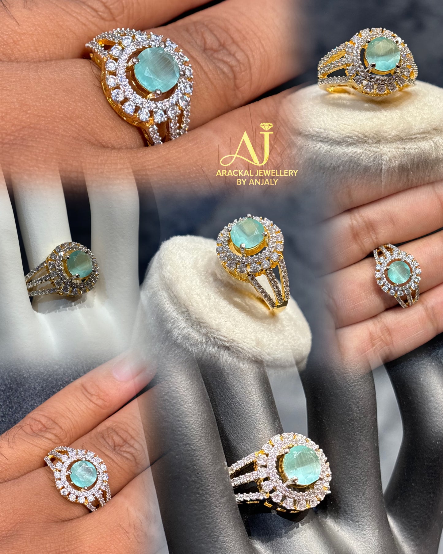 Premium daimond finish ad adjustable ring product code R09