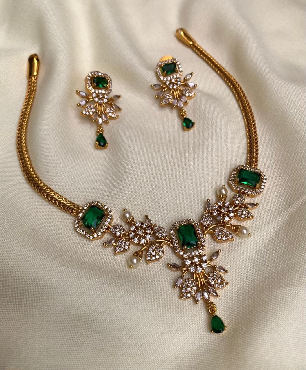 Hot selling new ad floral necklace product code 520