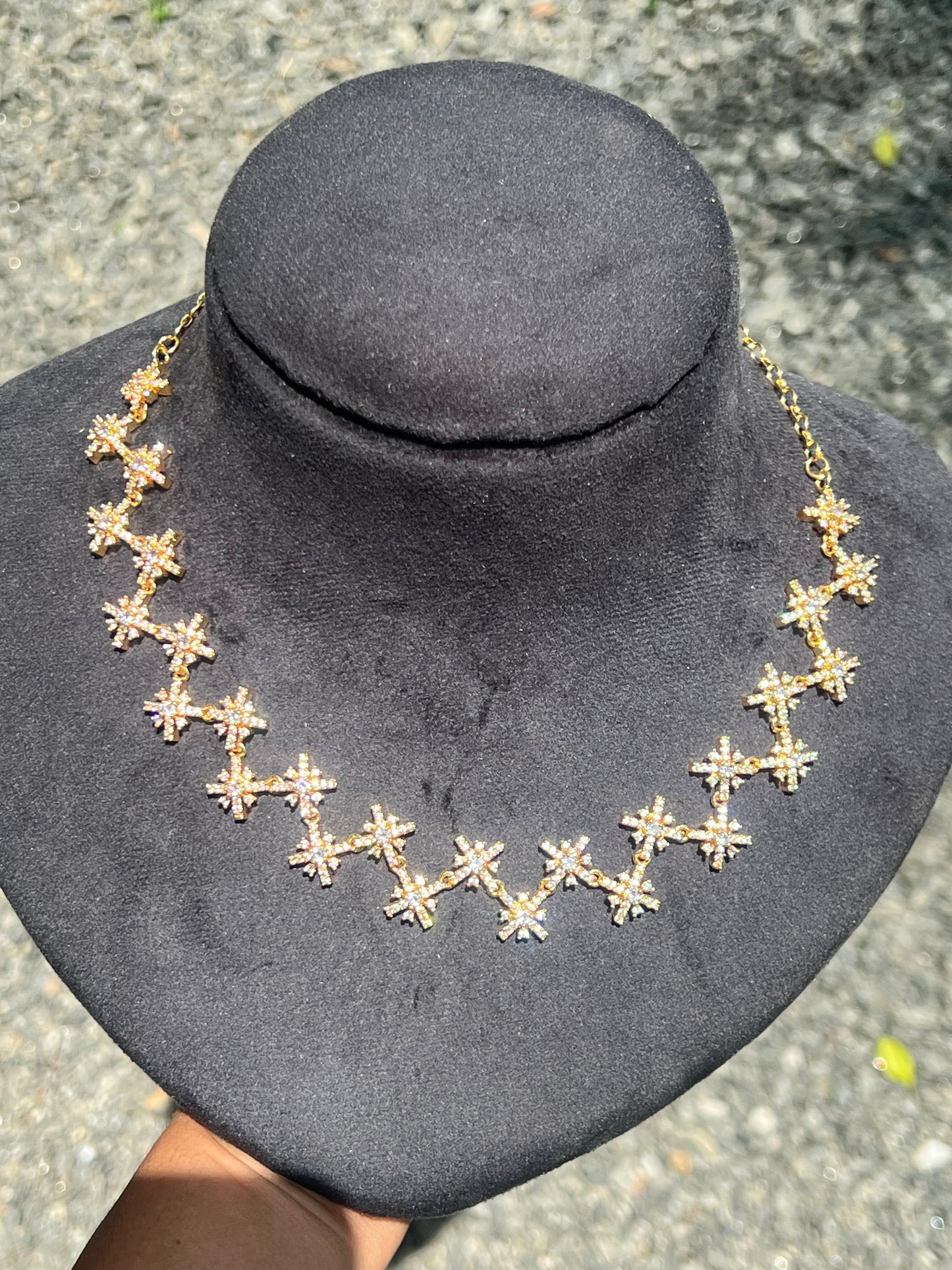 Premium gold plated ad Bridal necklace set product code G55