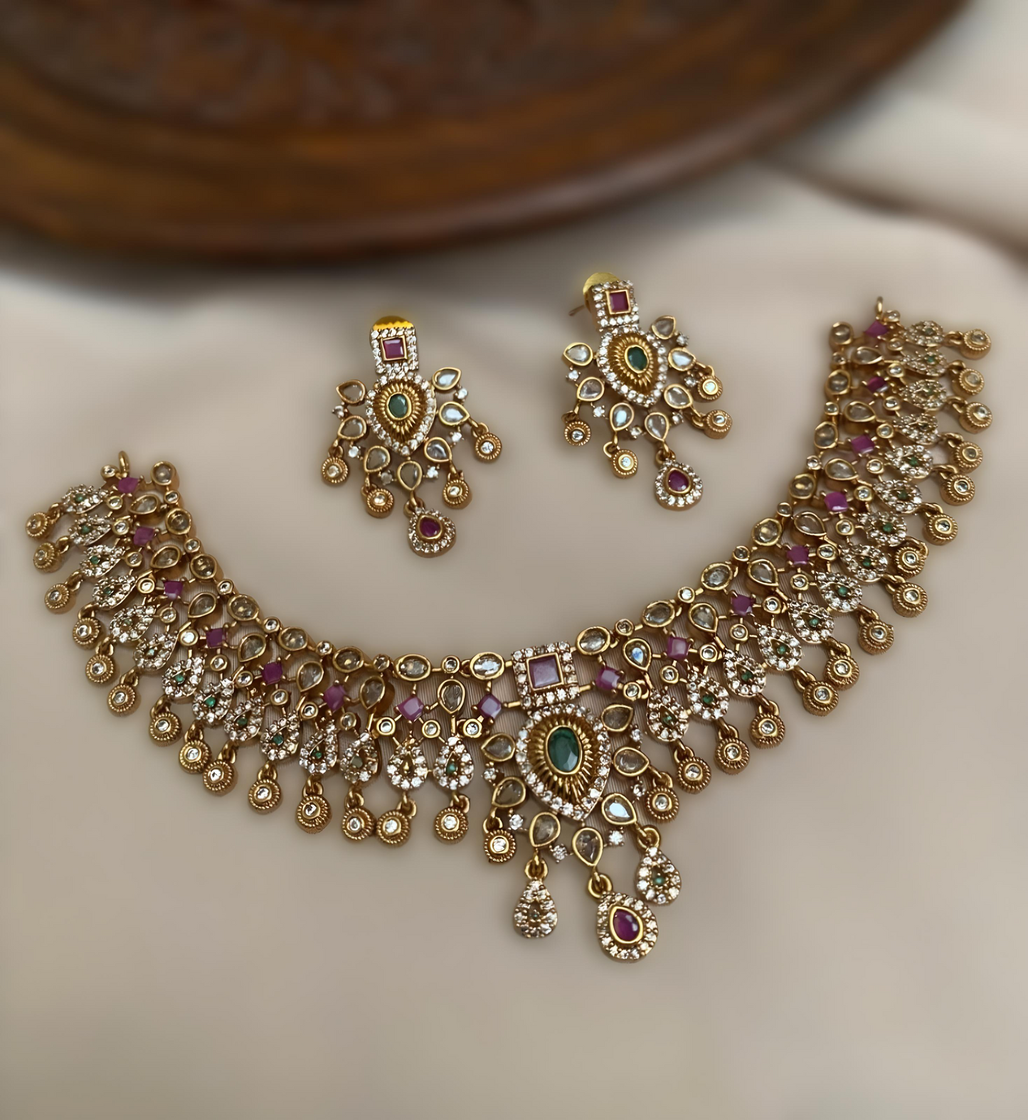 Best seller Bridal necklace Set product code 448