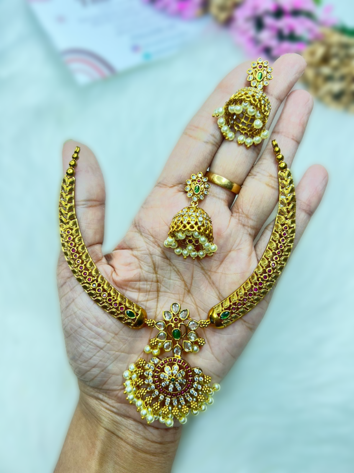 Traditional Premium Bridal Necklace Set