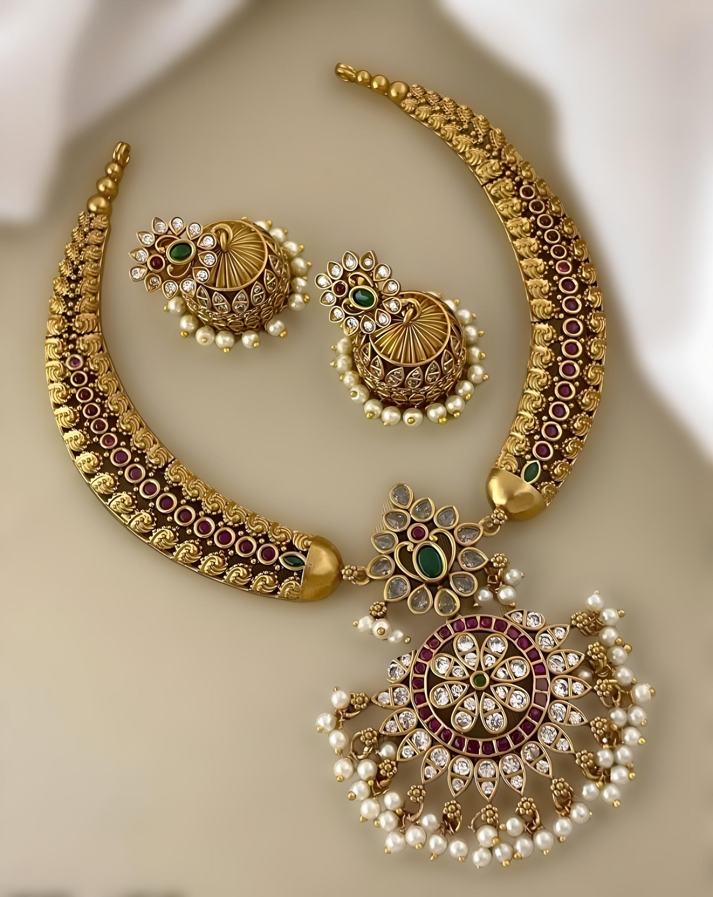 Elegant Premium Bridal necklace Set