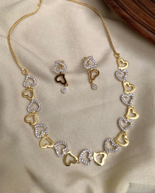 Premium daimond finish ad necklace product code N352