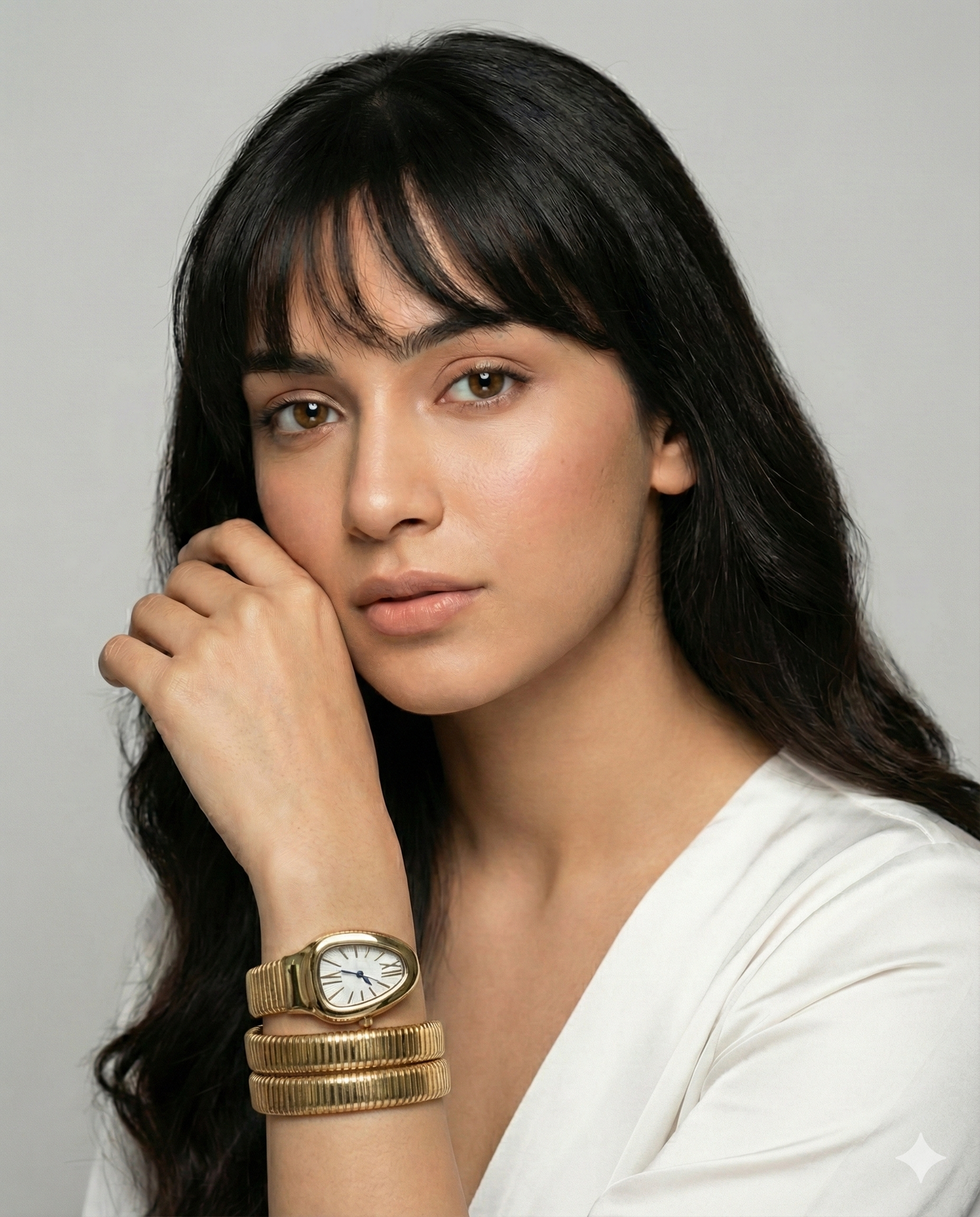 Premium trending anti tarnish snake watch product code W07