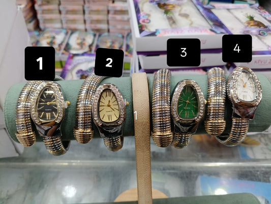Premium imported spiral snake watch product code W25