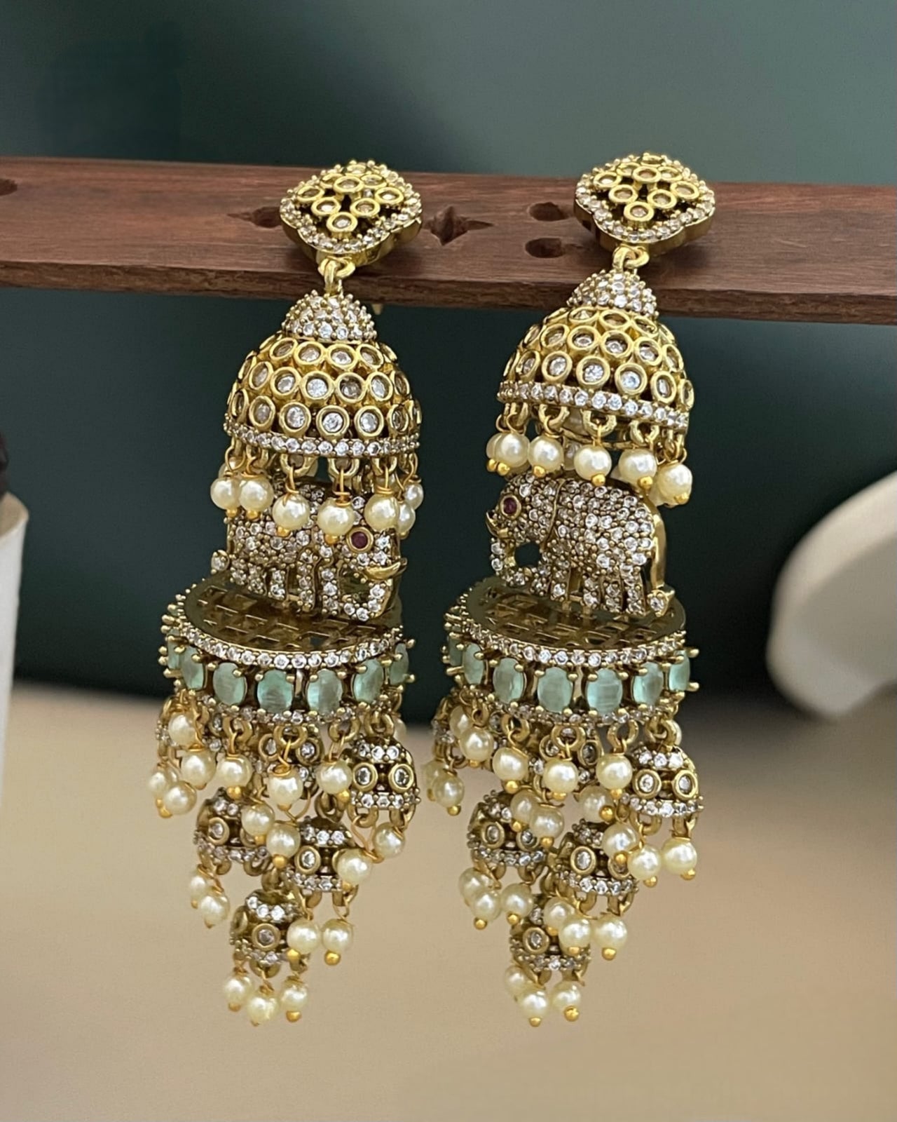 Premium statment ad big jhumka product code E74