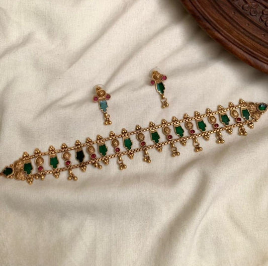 Premium budget friendly palakka choker set product code T61