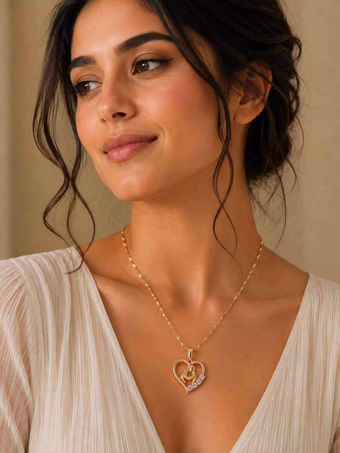 Premium quality imported  ad xuping pendant chain necklace product code AT17