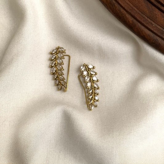 Premium antique gold ad ear cuff