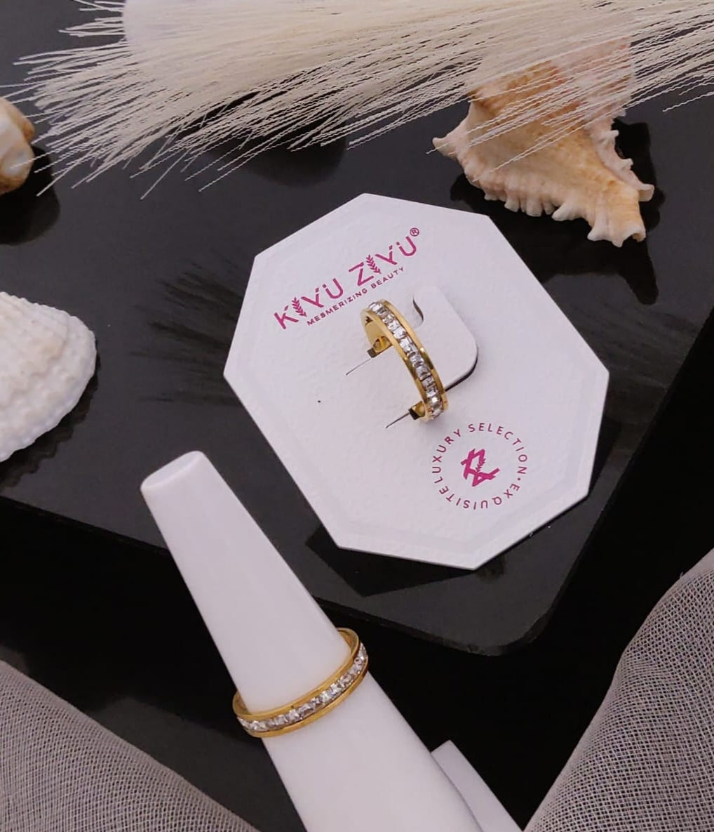 Premium anti tarnish daily wear rings (size 6) product code R16