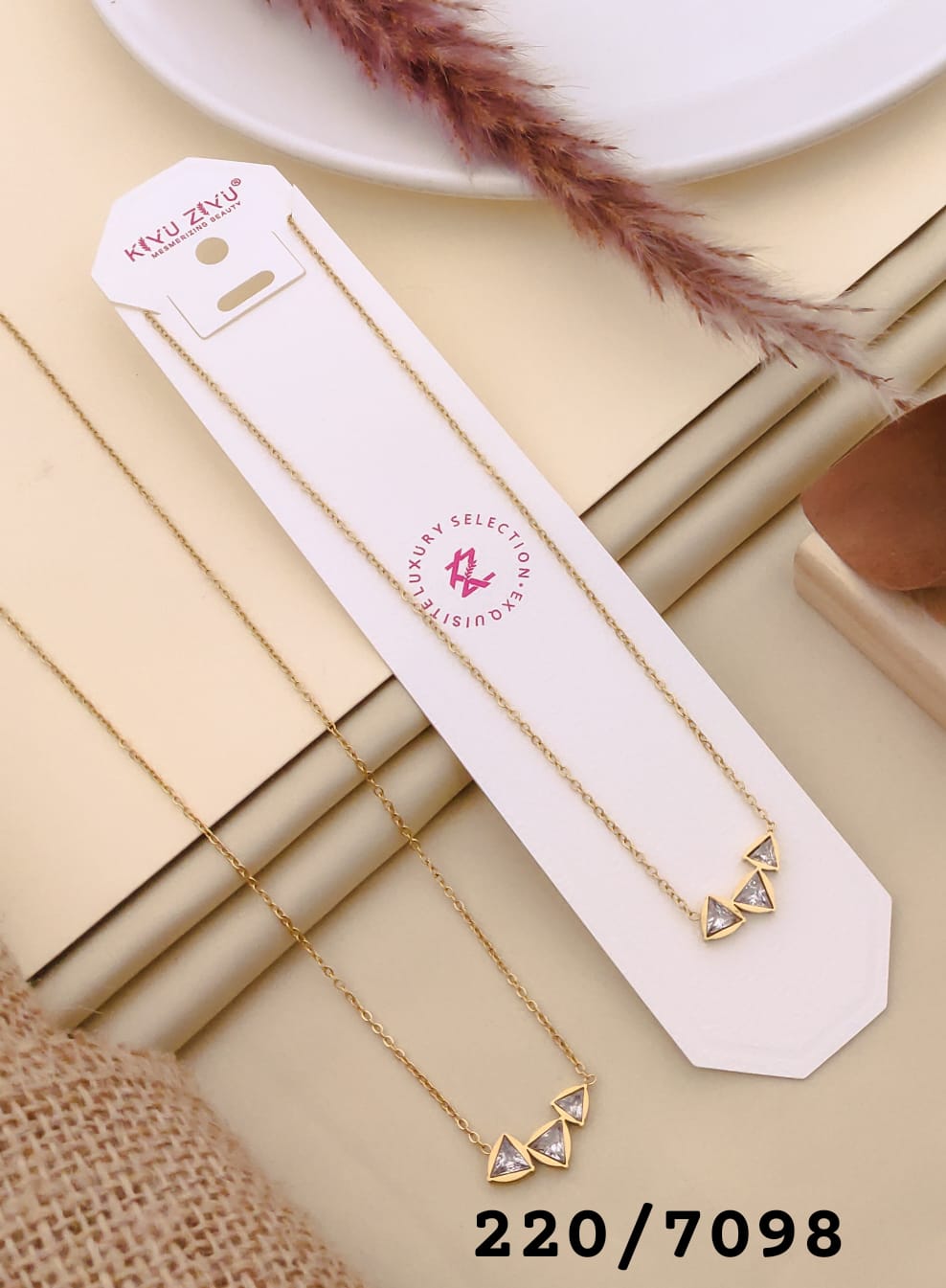 Premium daily wear anti tarnish simple pendant chain