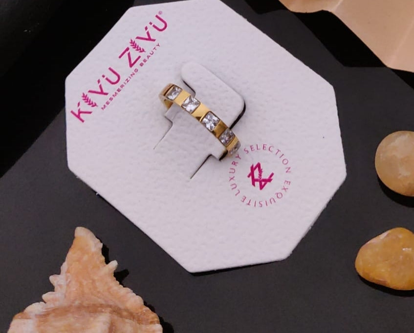 Premium anti tarnish daily wear rings (size 6) product code R16