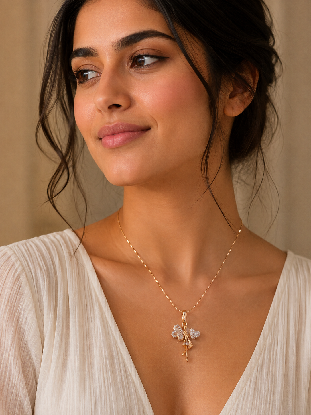 Premium quality imported  ad xuping pendant chain necklace product code AT17