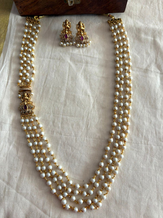 Lakshmi 4layer long haram product code N144